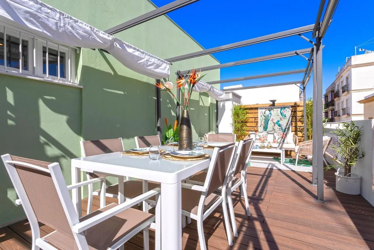 Genteel Home Mercado Central Terrace Cádiz Apartmán